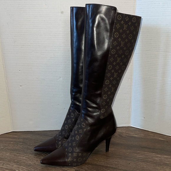 Louis Vuitton Adorable Hight Boot 8cm LV logo Size: 39 /8.5 - Picture 11 of 16